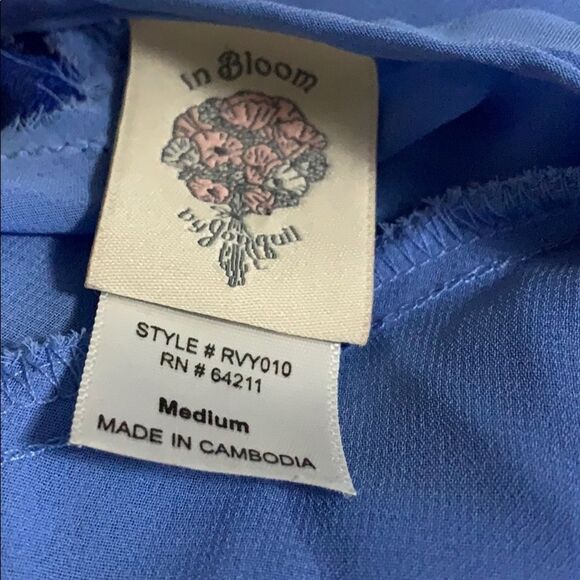 IN THE BLOOM By‎ JON GAIL PRETTY BLUE LINGERIE SZ M - Picture 7 of 8
